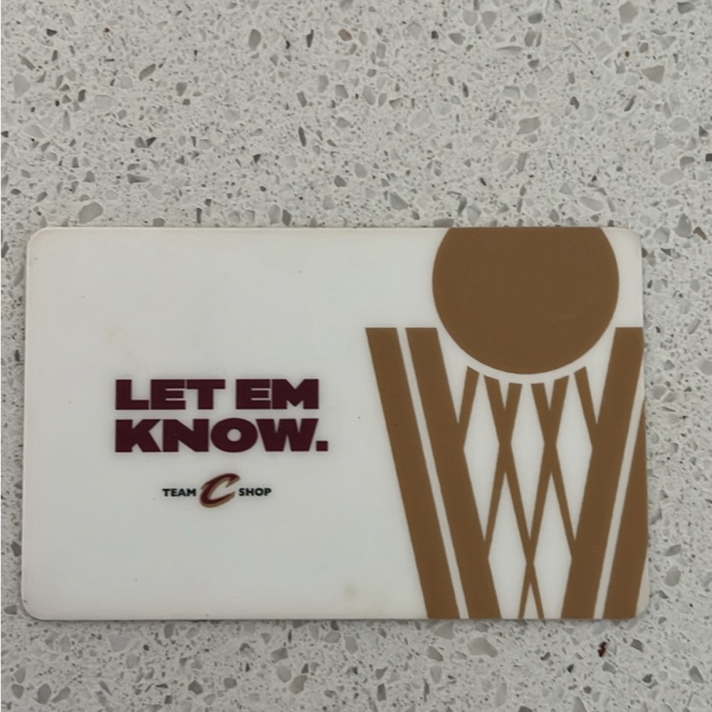 Cavs gift card